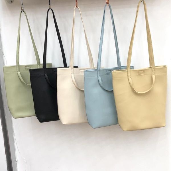 

evening bags 2021 solid color women's bag pu leather youth handbags sets korean style small female shoulder whole sale
