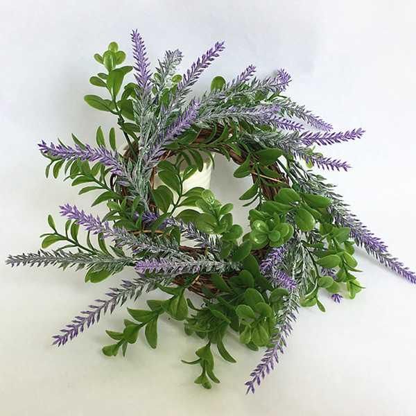 

artificial lavender wreath, door wreath for front door window wall home diy garden office party wedding festival decor