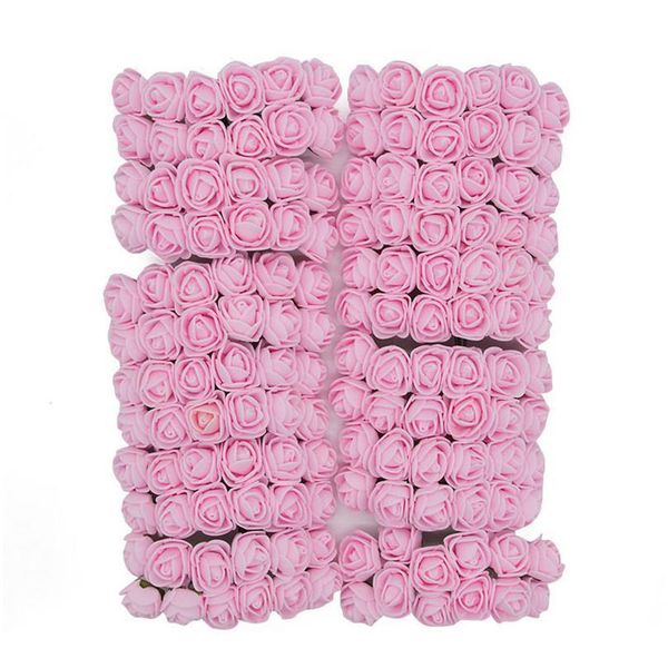 

144pcs foam teddy bear rose decoration pe foam rose head fake flower handmade wedding decoration srapbooking gift box di jllgtg