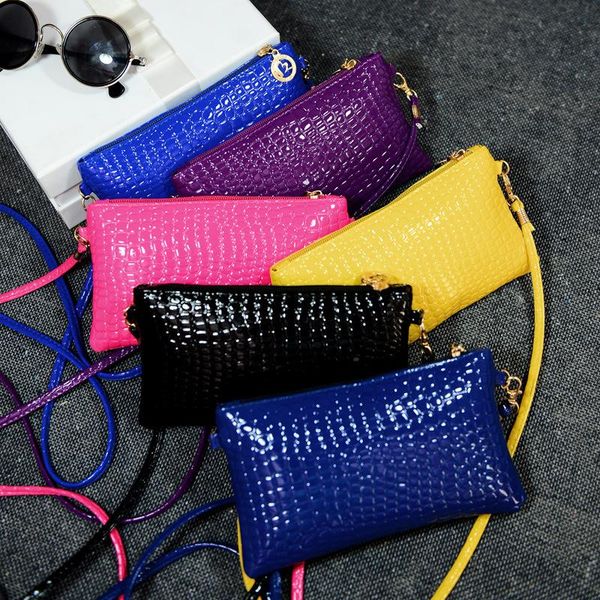 

evening bags fashion pu leather wallet crossbody for women messenger female coin purse zipper small shoulder handbag