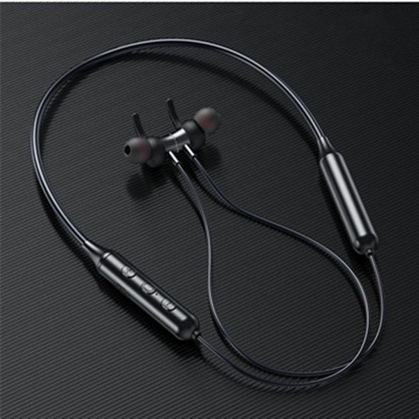 

bluetooth 5.0 wireless sports headphones stereo subwoofer hanging neck-mounted magnetic waterproof bluetooth headset