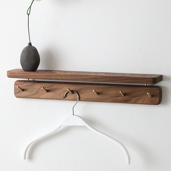

clothing & wardrobe storage black walnut bathroom towel rack porch clothes hook living room wall hanging