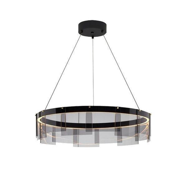 

postmodern led pendant lights living room fixtures iron art dining room suspension lighting bedroom glass ring hanging lamps
