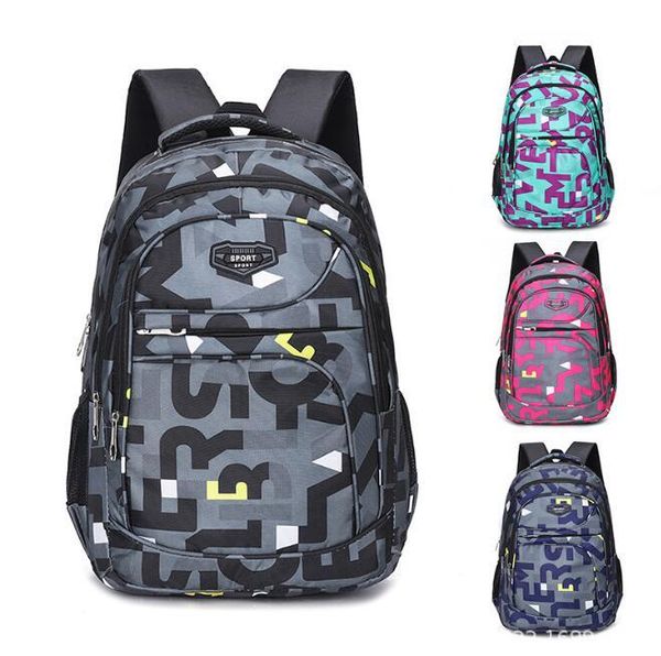 

new waterproof wear-resistant backpack fashion student school bag college style backpack
