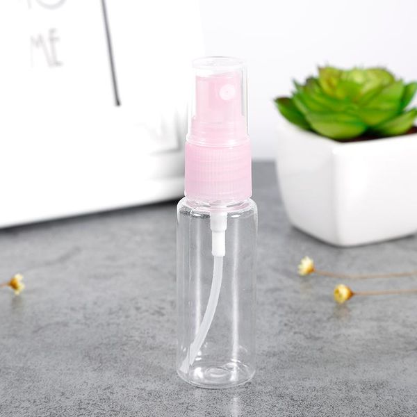 

storage bottles & jars 1 pc spray bottle travel outfit 20ml cosmetic beauty bottling plastic material leak-proof transparent random color