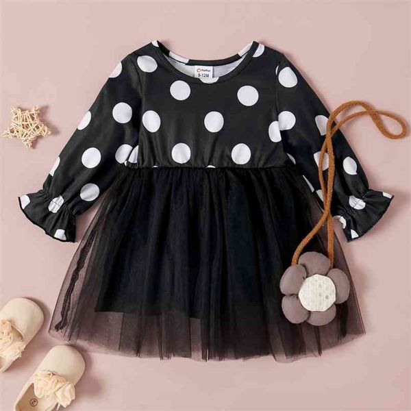 

baby girl polka dot sweet dress 210528, Red;yellow