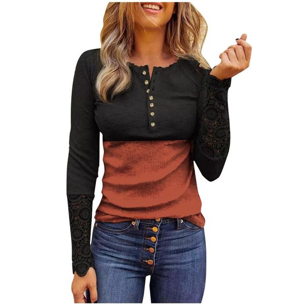 

women's t-shirt woman button tshirts christmas print fashion casual o-neck long sleeve streetwear female plus size elegant pullover, White