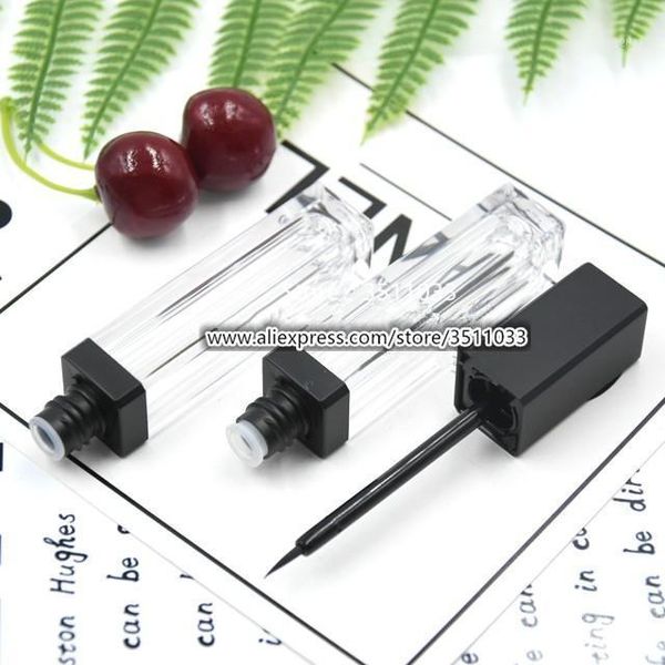 

storage bottles & jars 6ml clear empty cosmetic eyeliner tube square transparent eyelashes growth liquid bottle container 30pcs 50pcs
