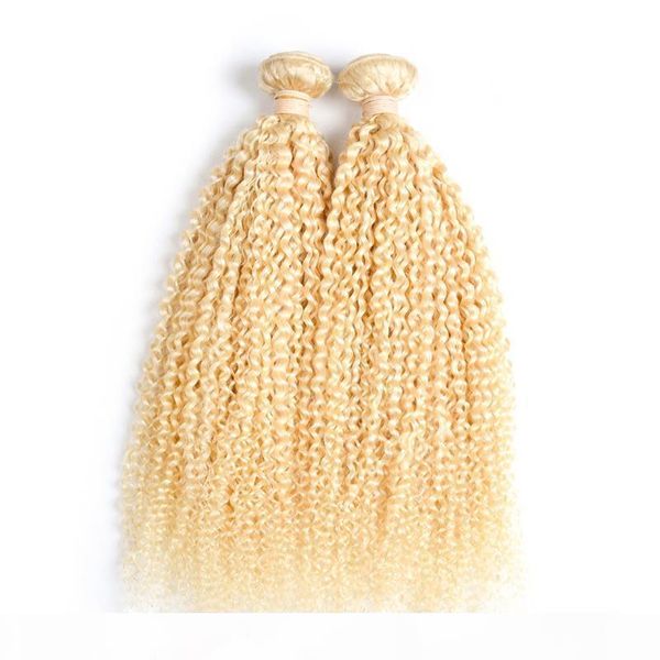 

blonde brazilian kinky curly virgin human hair weave bundles 200g 2pcs blonde brazilian curly virgin human hair weave, Black