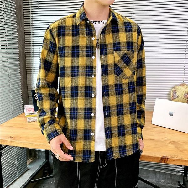 

men's casual shirts long sleeve shirt male korean version youth spring and autumn handsome fashion coat high school junior middle stude, White;black
