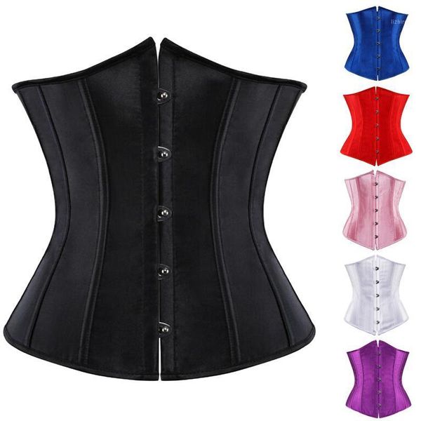 

gothic underbust corset and waist cincher bustiers workout shape body belt plus size lingerie s-6xl 2021 fashion & corsets, Black;white