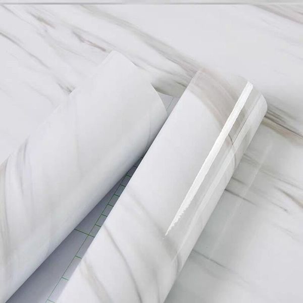 

wallpapers home decoration pvc marble self-adhesive high temperature kitchen counterfurniture cabinet wall sticker
