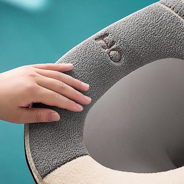 

toilet seat covers cute winter warm cover with handle universal aceesories mat thicken bathroom cushion ring plush s g5x9