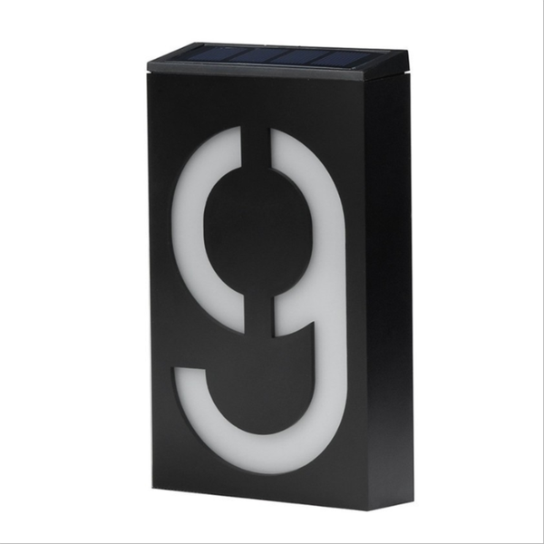 

outdoor wall lamps solar led light house number digital lamp garden villa street sign