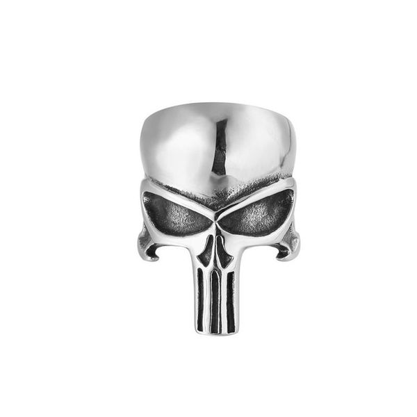 

wedding rings bohemian retro skeleton skull promise for women fashion 316l stainless steel engagement band anel, Slivery;golden