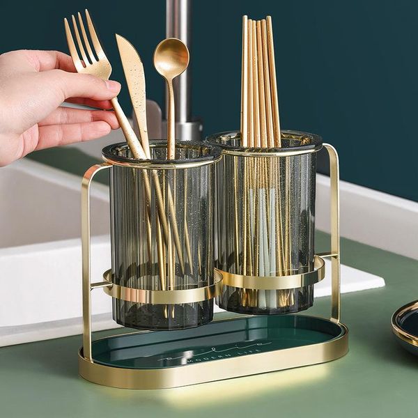 

kitchen storage & organization rack chopsticks knife holder organizer spoon cutlery and fork drainer home use
