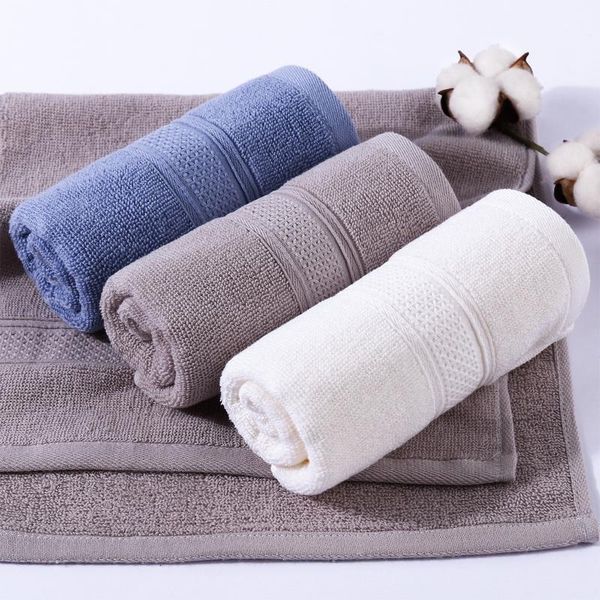 

t146a new plain color 2021 nice gift thick 34cm*74cm navy blue ivory brown couple hand towel face towel