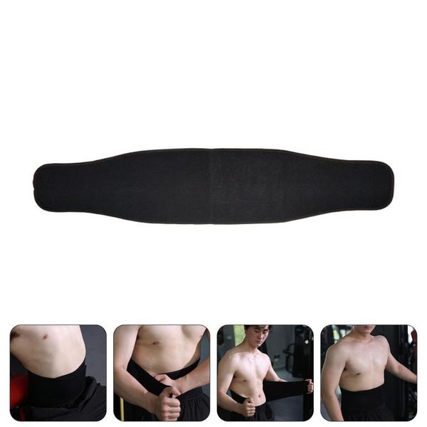 

waist support 1pc warming keeping waistband adjustable, Black;gray