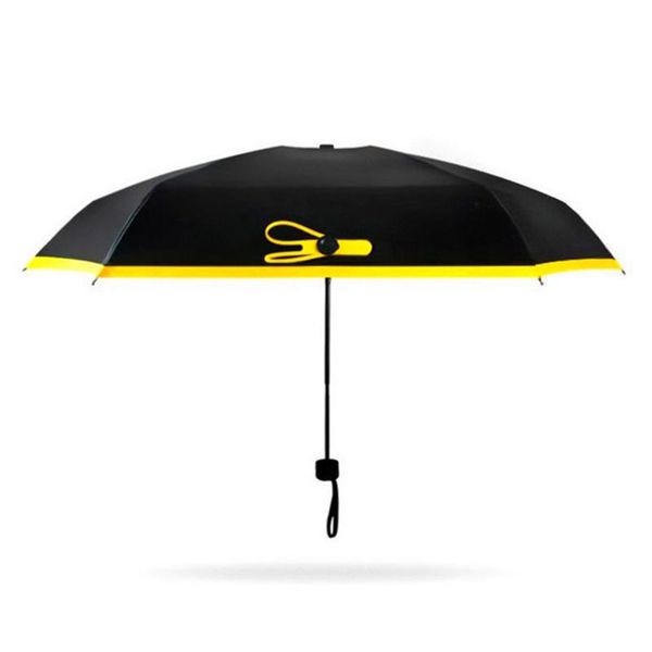 

umbrellas folding umbrella rain anti-uv waterproof 5 fold mini portable windproof fashion for travel aia99