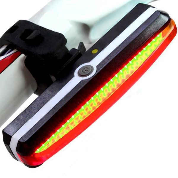 

bike lights mtb usb rechargeable tail light strobe warning lamp