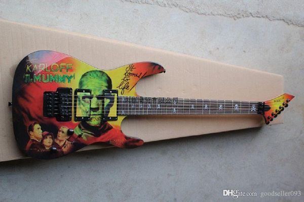 

wholesale kirk hammett metallic kh2 m ii mummy karloff timummy electric guitar guitar13