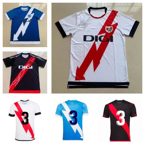 

camiseta rayo vallecano soccer jersey 2021 22 isi unai lópez home away third football shirt kit sergi guardiola fran garcía rodrigues óscar, Black;yellow