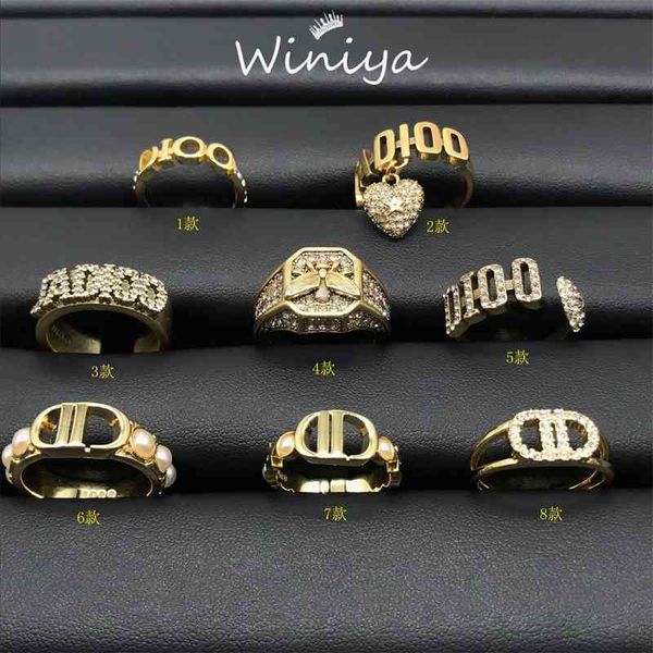 

special offer 75%off outlet new brass letter love ring, Silver