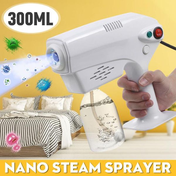 

300ml household 220v/240v disinfection bluelight sprayer machine nano steam spray gun anion nano-spray gun disinfection for home