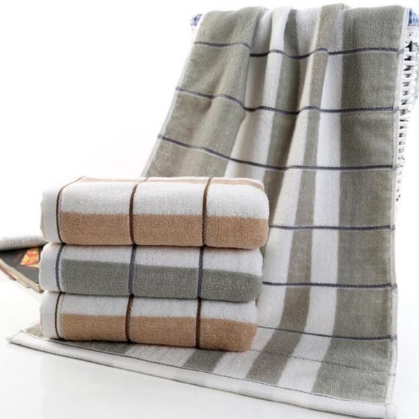 

plaid 100% cotton kitchen hair hand l beach spa bath face towel thick soft for adults kids home asciugamani handdoeken