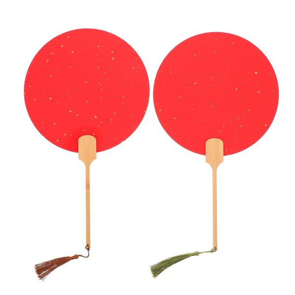 

other home decor 1 set of 2pcs round fans diy handmade painting kids graffiti