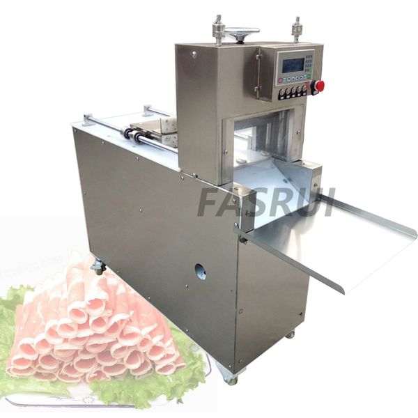 Máquina de slicer de carne de aço inoxidável elétrica Mutton Rolls CNC CUNT CUT MUTTON ROLL MAKER 220V