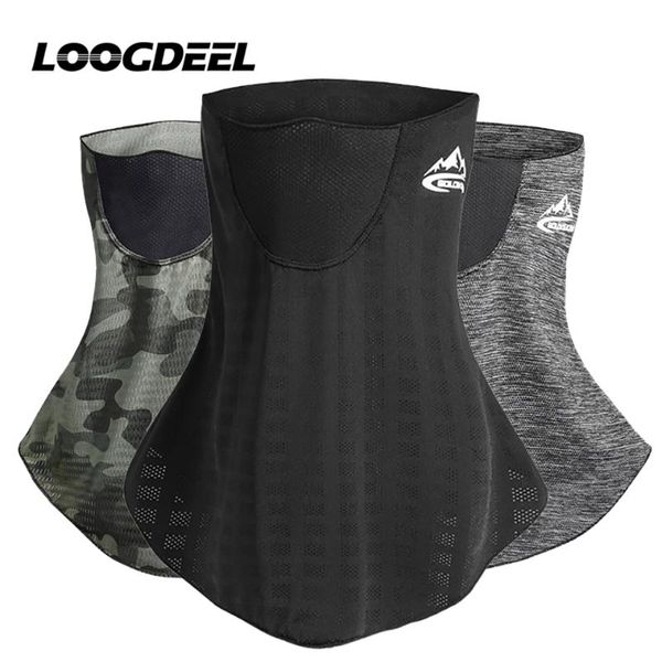 

cycling caps & masks loogdeel sun protection headscarf hiking breathable bandana skin-friendly quick-drying running mountaineering headwear, Black