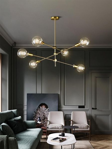 

art decoration hanging lamp bar dining kitchen living room nordic modern pendant lights long pole designer pedant lamps ceiling