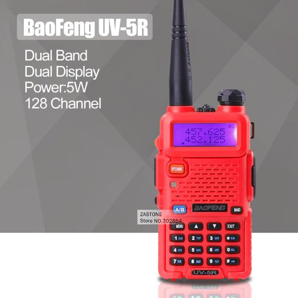 

walkie talkie baofeng uv-5r dual band radio 136-174mhz & 400-520mhz uv 5r handheld two way