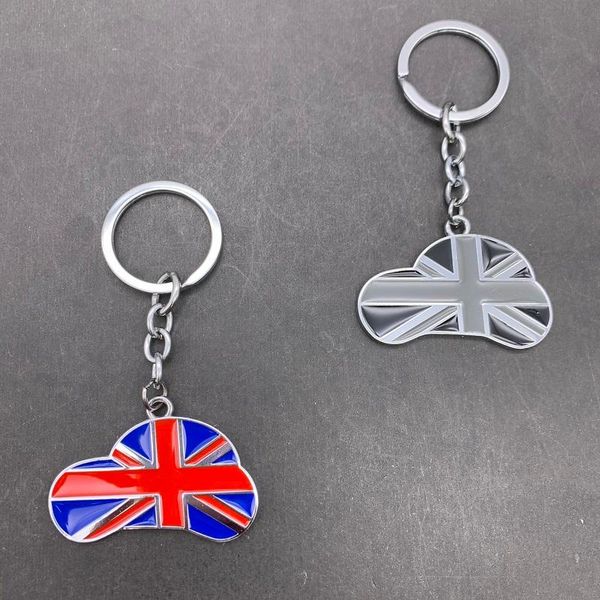 

keychains fashion british flag simple style uk keyrings metal, Silver