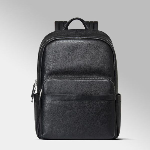 

factory outlet man han edition bag business computer fashion leather backpack backpack leather