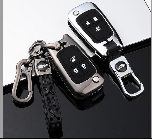 

keychains car leather key case cover holder shell for chevrolet cruze aveo trax opel astra corsa meriva zafira antara mokka insignia, Silver