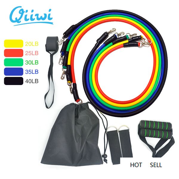 

elastic resistance bands gym fitness equipment tubes pull rope rubberexpander for yoga training workout exercise dr.qiiwi