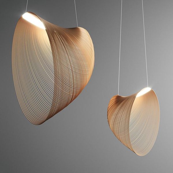 

chandeliers wooden modern nordic led chandelier bird's nest creative living dining room island bedroom kitchen home deco art luminaires