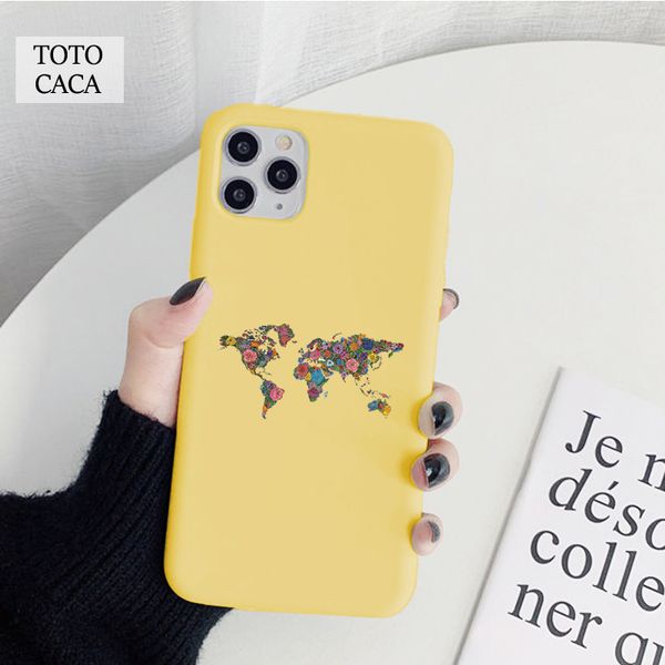 

floral world map phone protection soft case for samsung a20 a30 a40 a50 a51 a70 s8 s9 s10 s20 plus