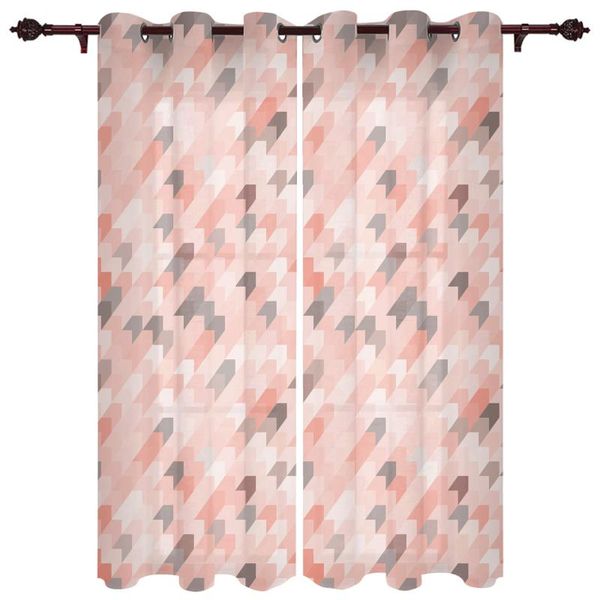 

translucent curtains arrow pink design living room closet kitchen bedroom home decoration exquisite window curtains
