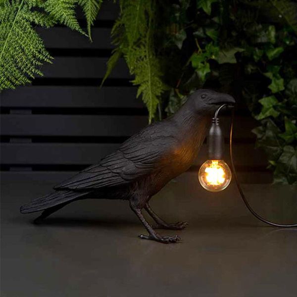 

aisle table lamp animal bird led wall mount light resin modern home living room for cafe restaurant exquisite ornaments