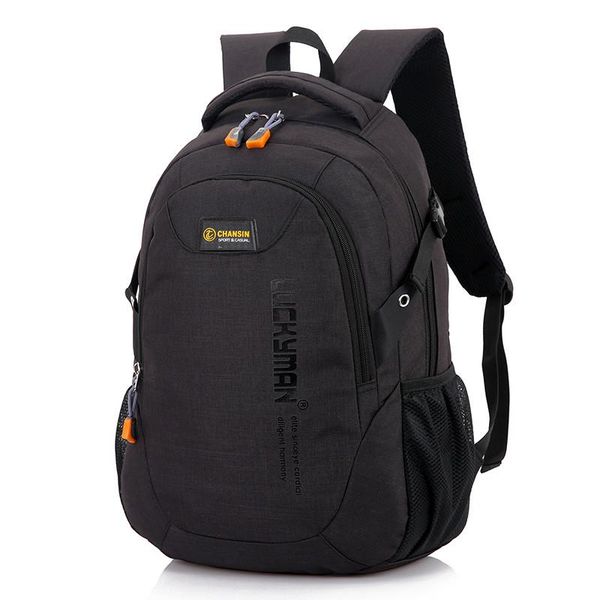 

backpack fashion men's leisure outing travel computer student bag multi-function large-capacity design