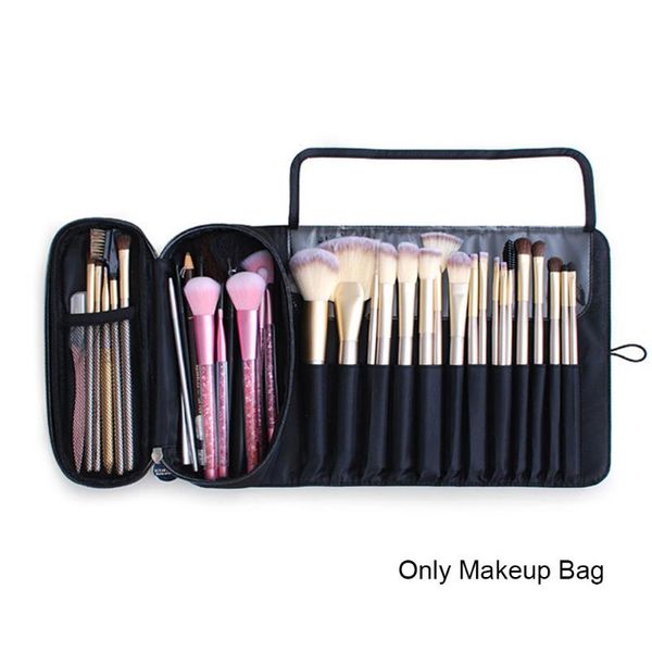

cosmetic bags & cases brush travel organizer rolling accessories foldable multifunctional makeup bag nylon large capacity handbag storage