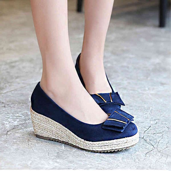 

dress shoes new wedges high heels for women's with square buckle hemp rope weaving single f296, Black