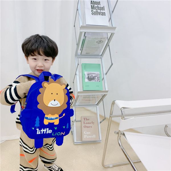

oxford kids kindergarten school bags childrens backpacks cartoon toddler book bags cute lion school backpack for baby girls boy