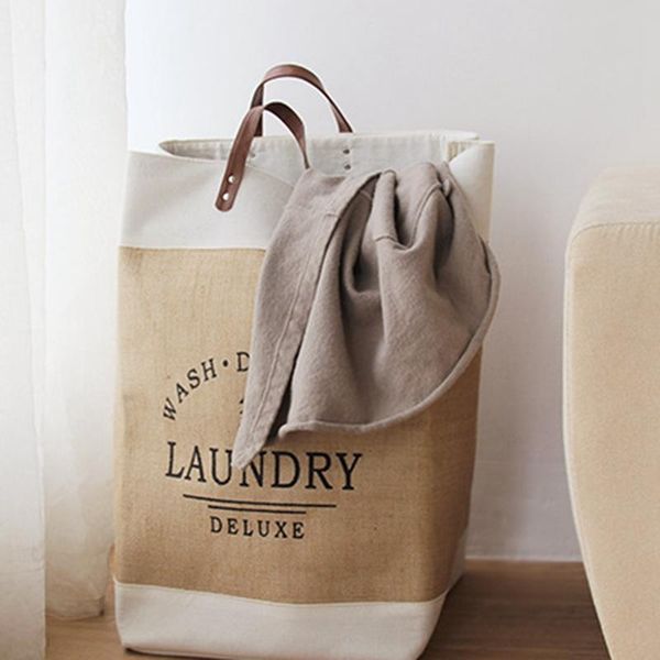 

waterproof collapsible laundry basket dirty clothes hamper printed foldable storage bin sundries sorter & organization
