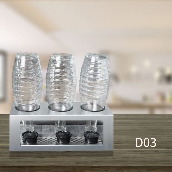 

german pan three hole soda bottle drain rack 304 stainless steel direct sales