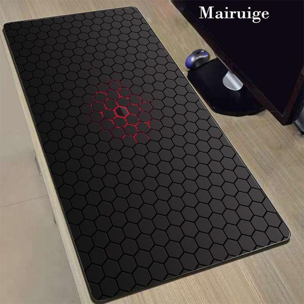 

mouse pads & wrist rests mairuige computer pad fashion grid gaming mousepad locking edge large gamer xxl mause carpet pc desk keyboard mat f