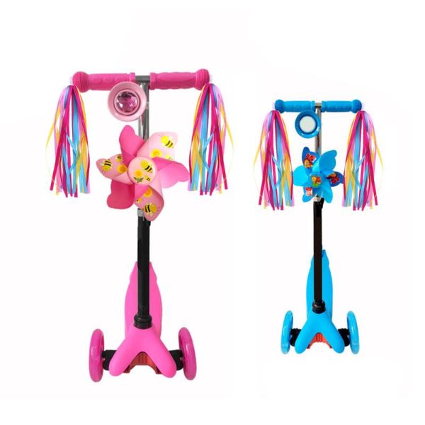 

bike handlebars &components one pair of childrens handlebar streamers grips tassels ribbons baby carrier accessories (yellow)